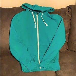 H&M Women’s Zip-up Hoodie (Teal), Size M